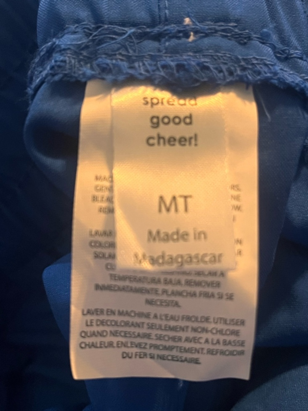 Men's Blue Active Drawstring Pants - Picture 8 of 10